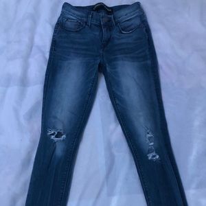 Distressed Express Jeans